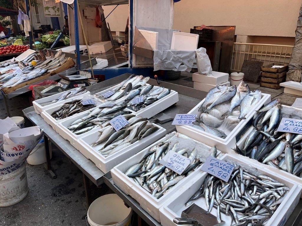 Fish market in Athens