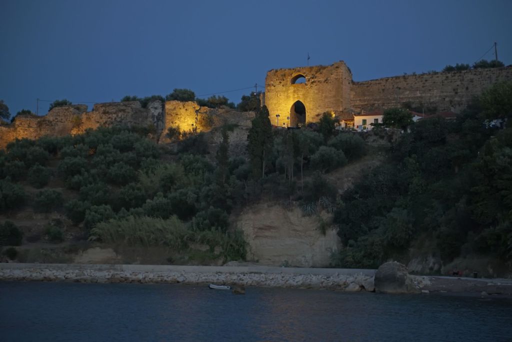 Koroni Monastery by night