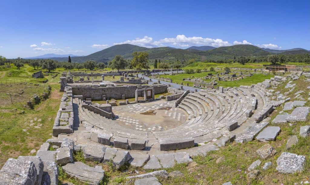 Ancient theater in Olympia, Peloponnese