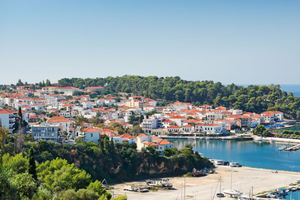 Pylos Town and Harbour View