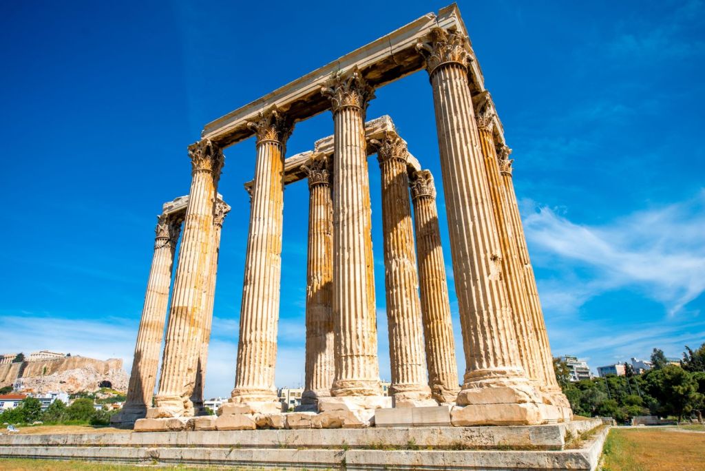 Temple of Zeus in Olympia Greece