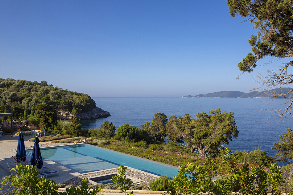 Lefkada UR villa terrace