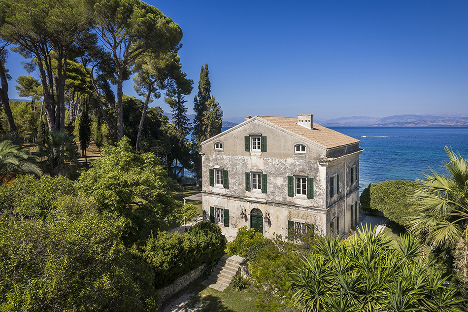 Corfu Durrell villa exterior