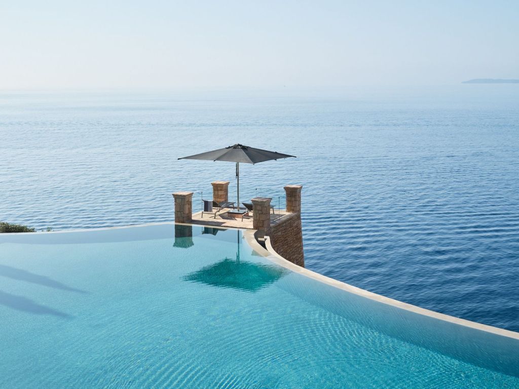 Corfu FFF pool tower sunbathing terrace