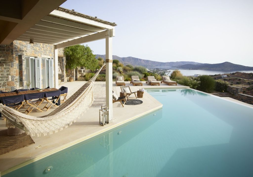 Crete MB villa exterior and pool