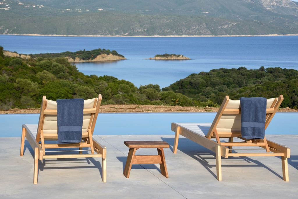 Pylos BBR villa pool and view