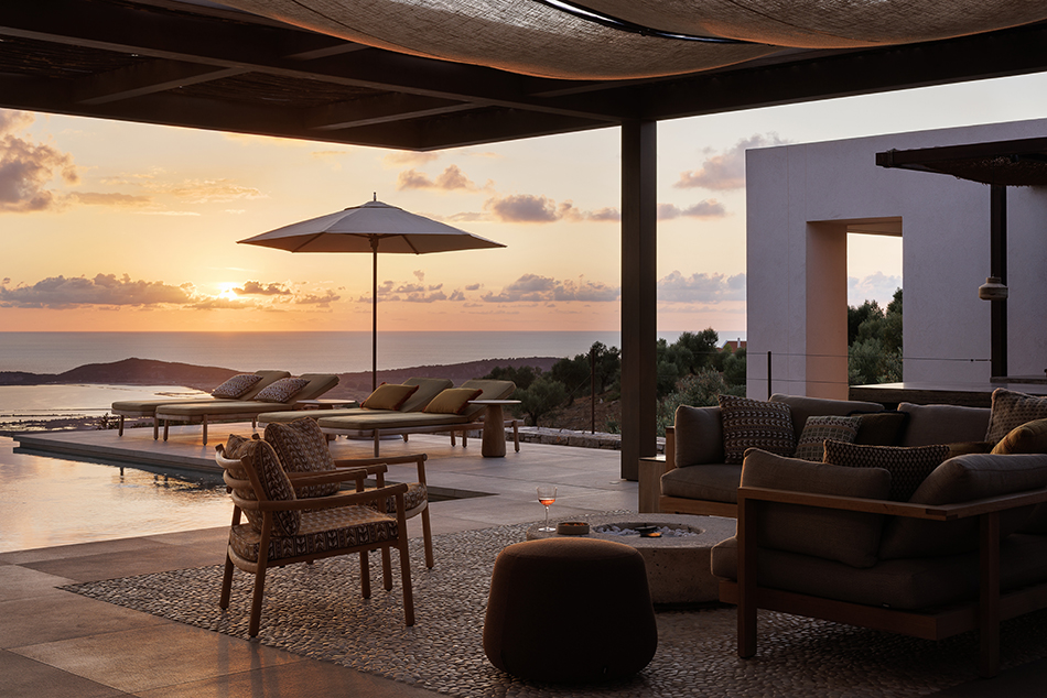 Pylos ZBR villa exterior and pool, Messinia