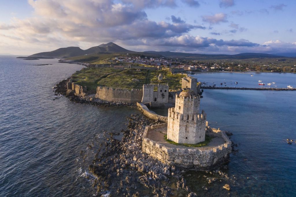 Methoni Castle on the Messinian coast, one of The Odyssey filming locations
